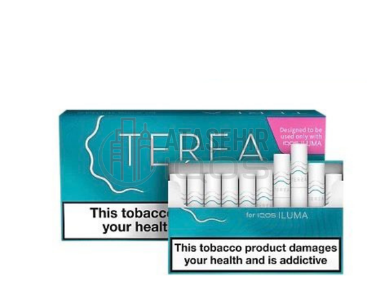 IQOS Terea Turquoise Stick (Kıbrıs / Gürcistan Üretim) - 1 Karton (10 Paket)